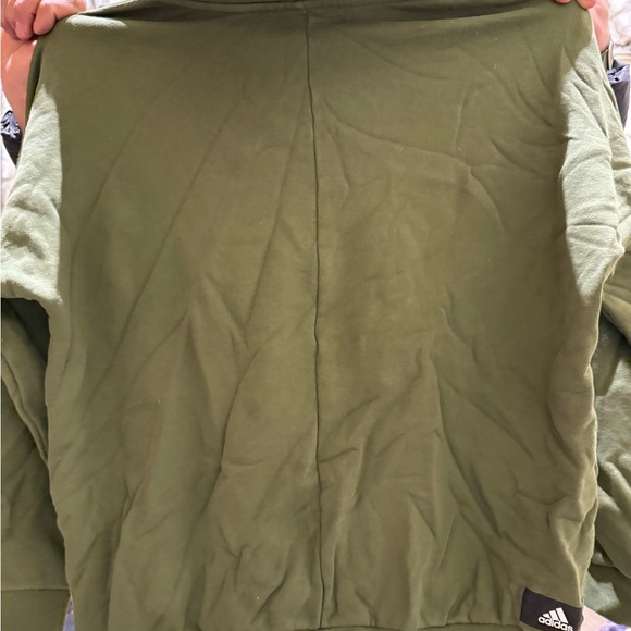 Green Adidas Sweatshirt with Camo Logo - Picture 5 of 5